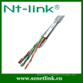 Твердый ftp cat5e lan cable 4pr 24awg